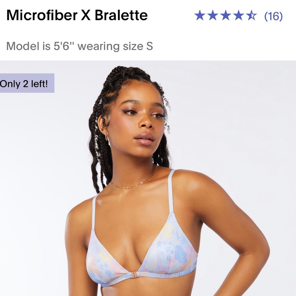 Savage X Fenty Microfiber X Bralette